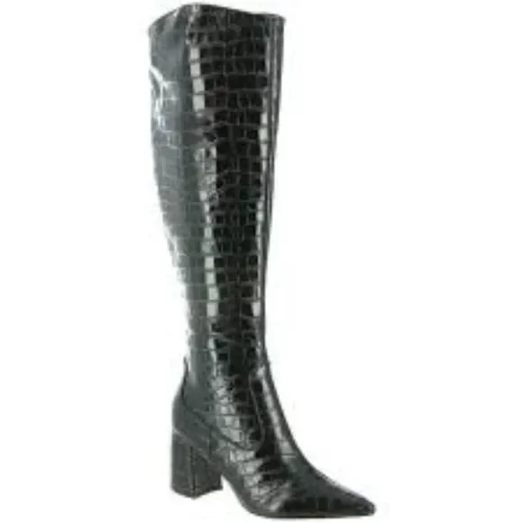 Marc Fisher Shoes Marc Fisher Retie Leather Tall Boots Poshmark